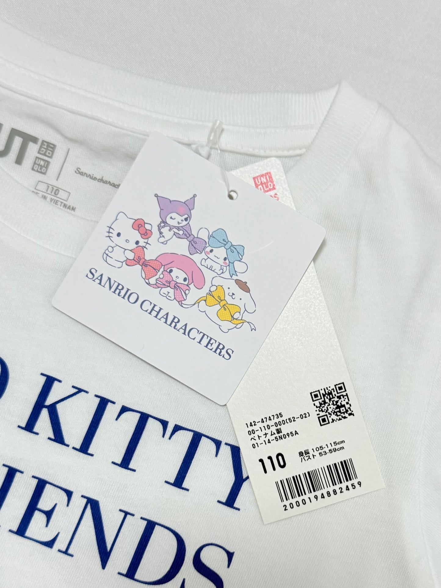 Sanrio Characters Short-sleeve T-shirts 4-5T Sanrio