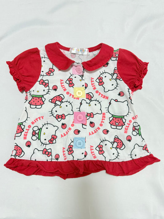 Hello Kitty Short-sleeve Top 12-18m Sanrio