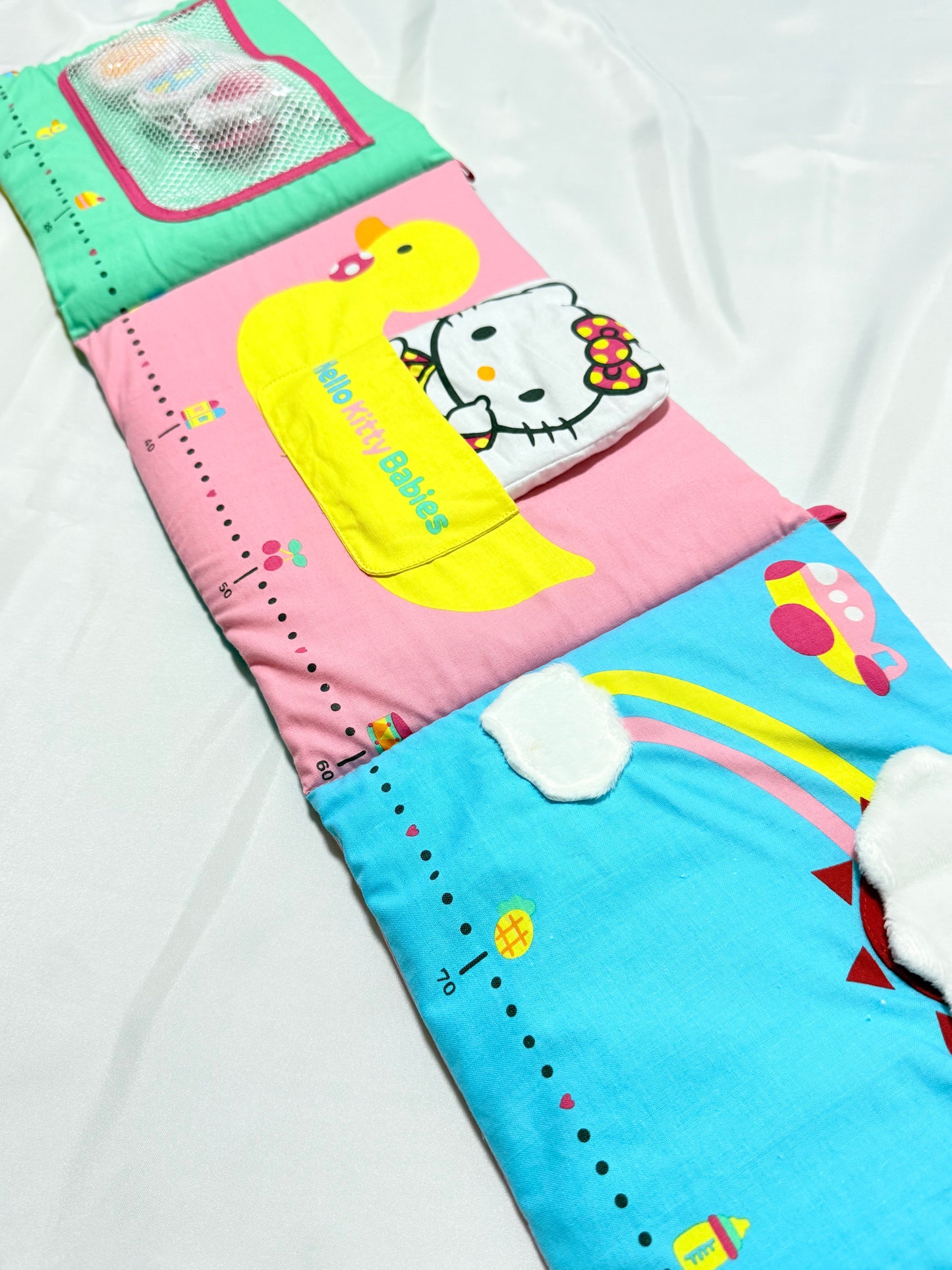 Hello Kitty Fabric Baby Toy with Rattle and Growth Measurement