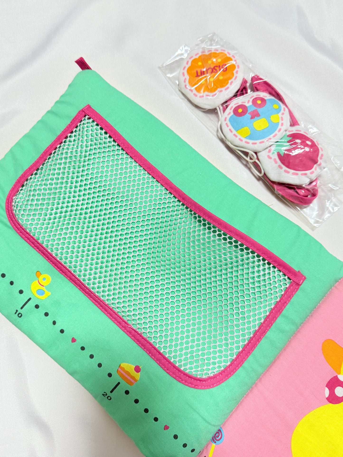 Hello Kitty Fabric Baby Toy with Rattle and Growth Measurement
