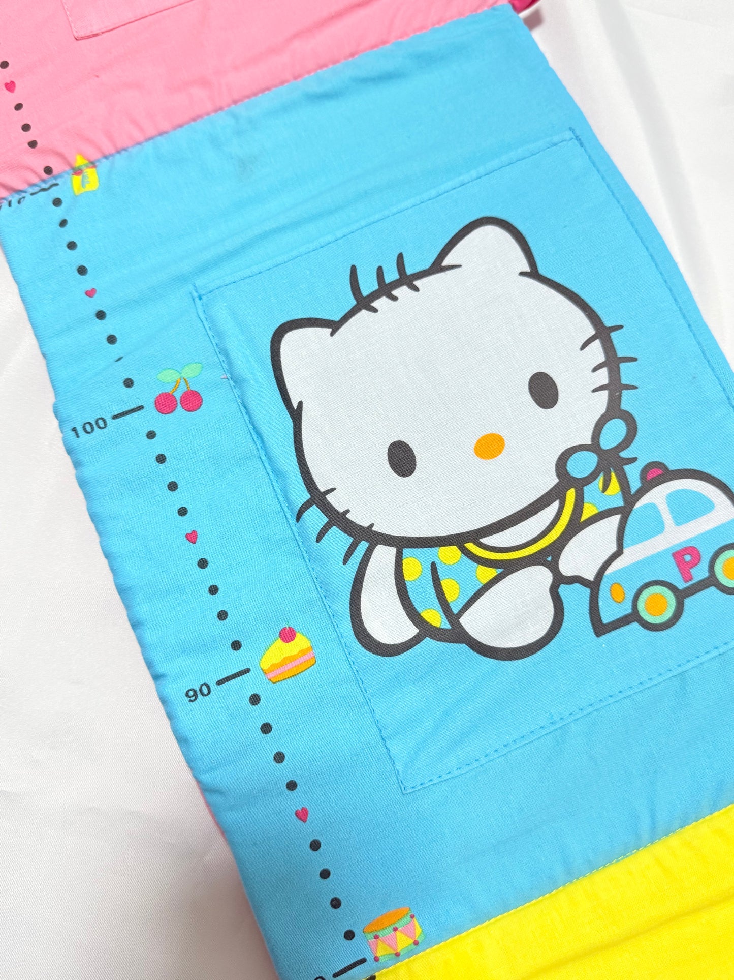 Hello Kitty Fabric Baby Toy with Rattle and Growth Measurement