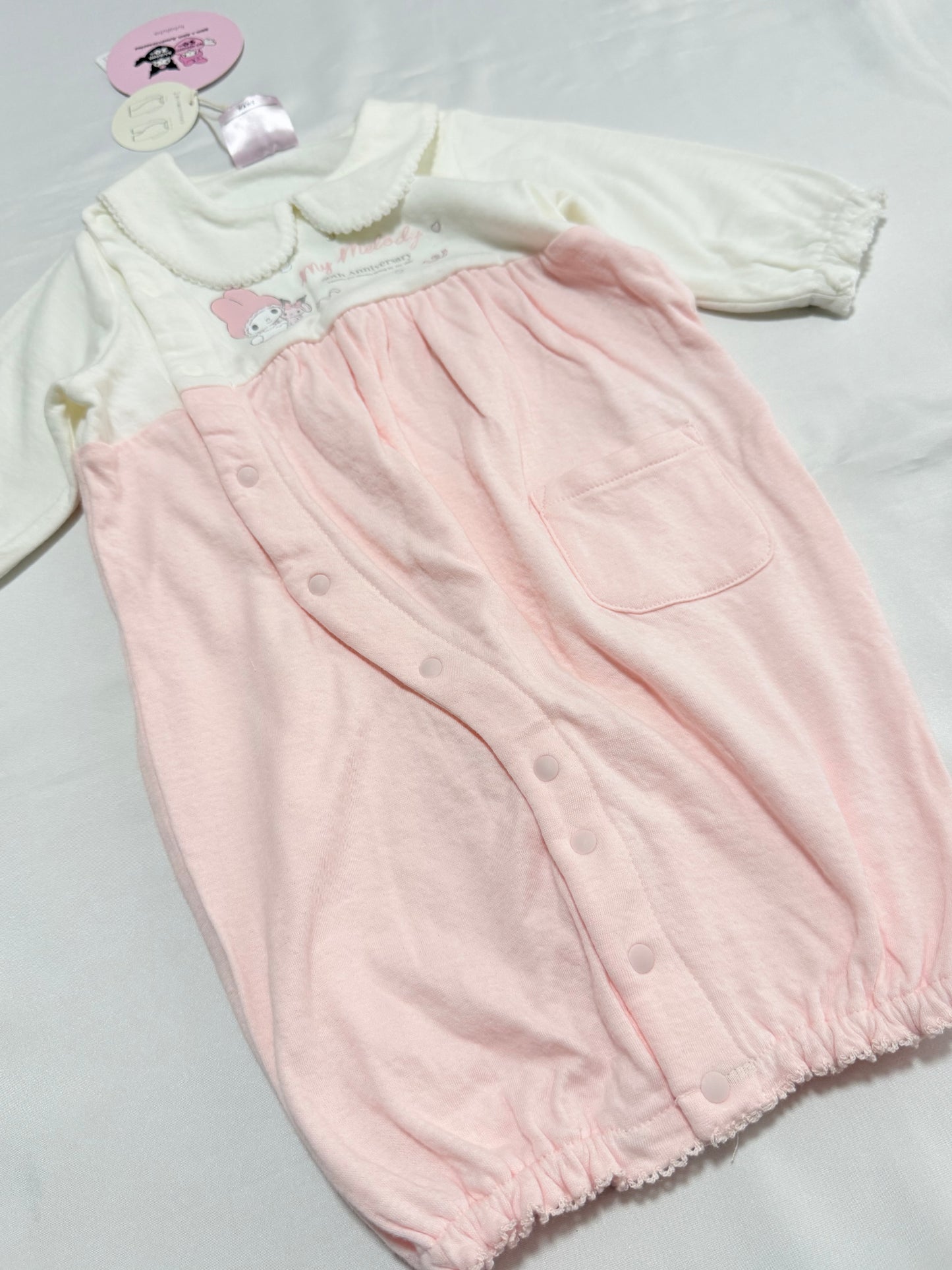 My Melody 2-way Coverall 0-9m