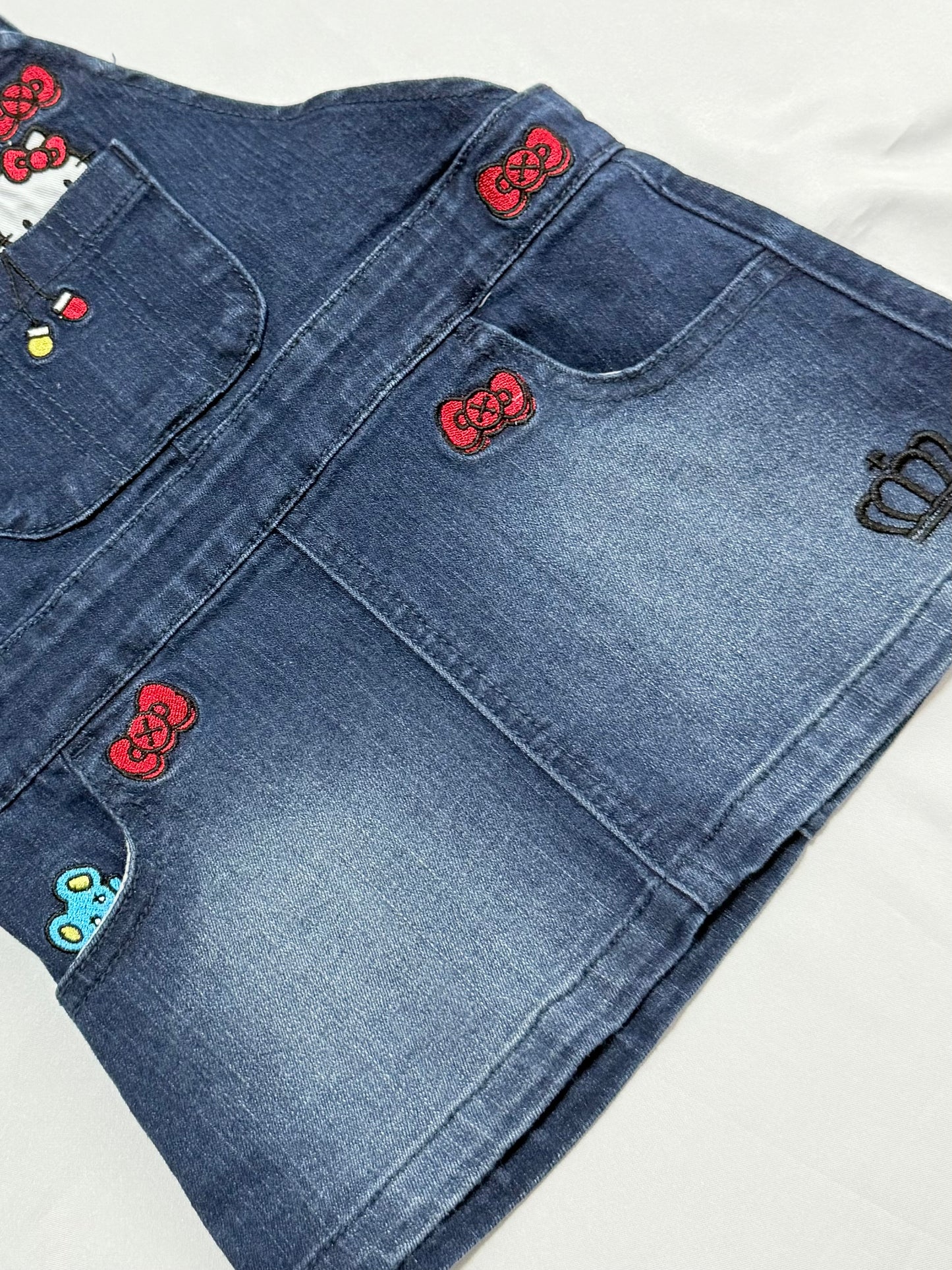 Hello Kitty Denim Jumper Skirt 18-24m