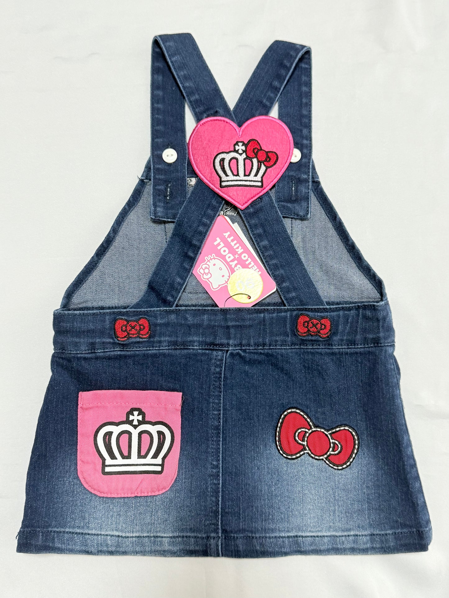 Hello Kitty Denim Jumper Skirt 18-24m