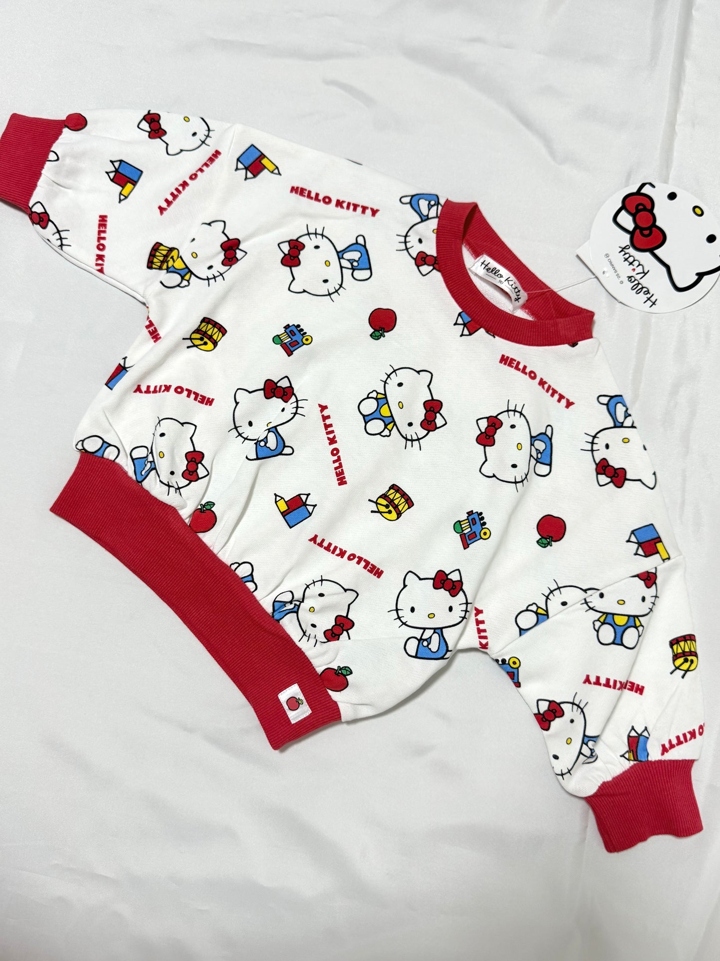 Hello Kitty Overall & Sweatshirts Set 18-24m