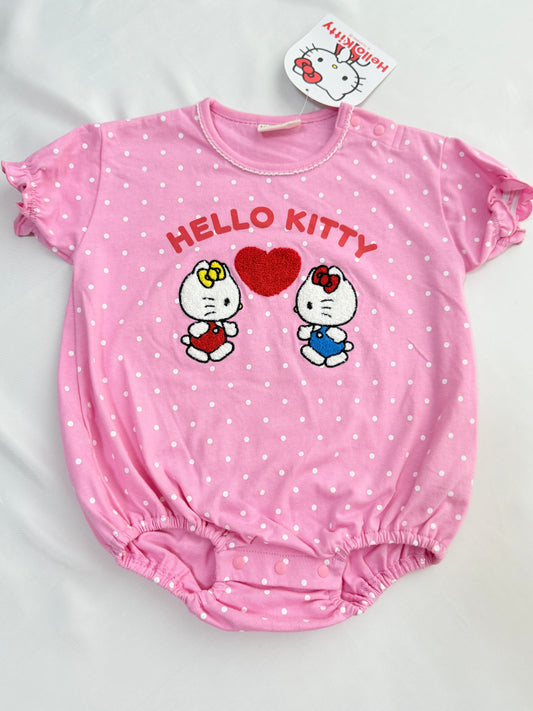 Hello Kitty & Mimmy Romper 12-18m