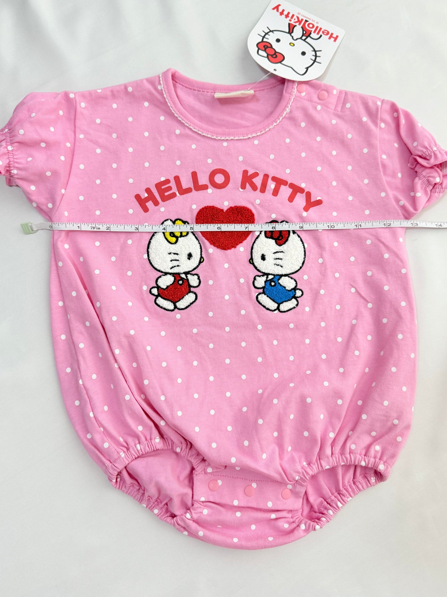 Hello Kitty & Mimmy Romper 12-18m