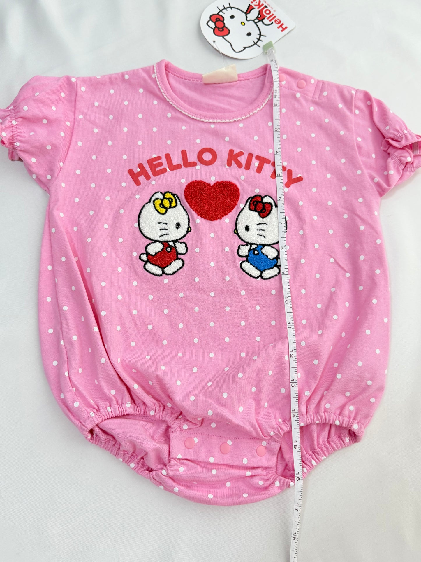Hello Kitty & Mimmy Romper 12-18m
