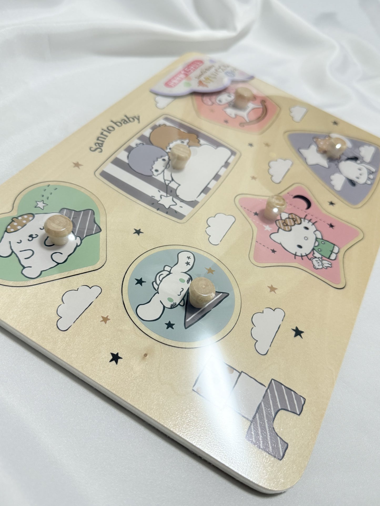 Sanrio Baby Wooden Shape Puzzle