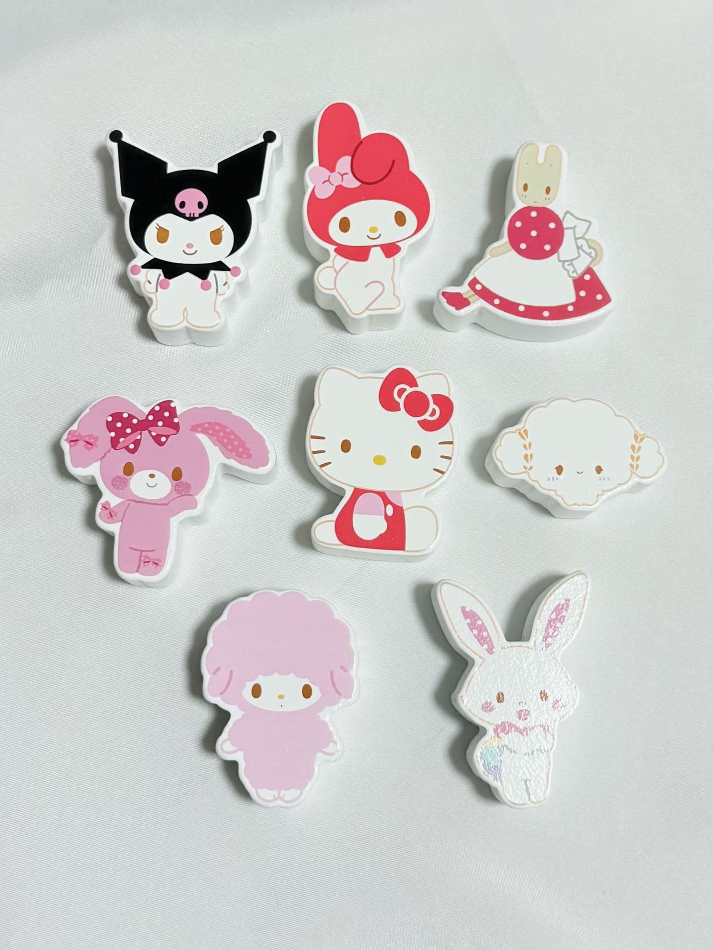 Sanrio Characters Wooden Blocks with Drawstring Bag