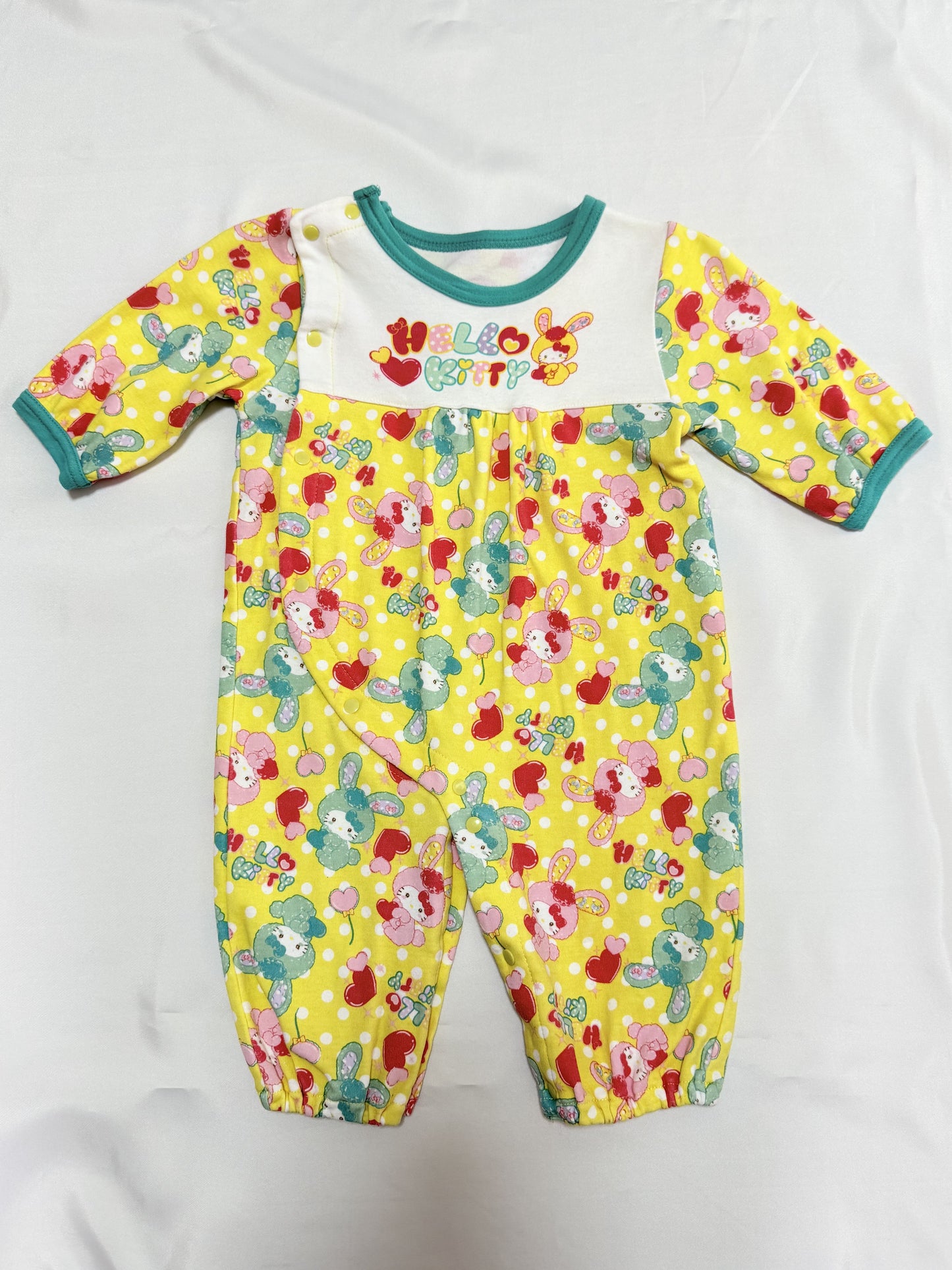 Hello Kitty Coverall & Bib Set 0-6m