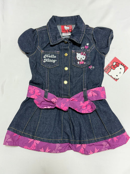 Hello Kitty Denim One-piece 2T