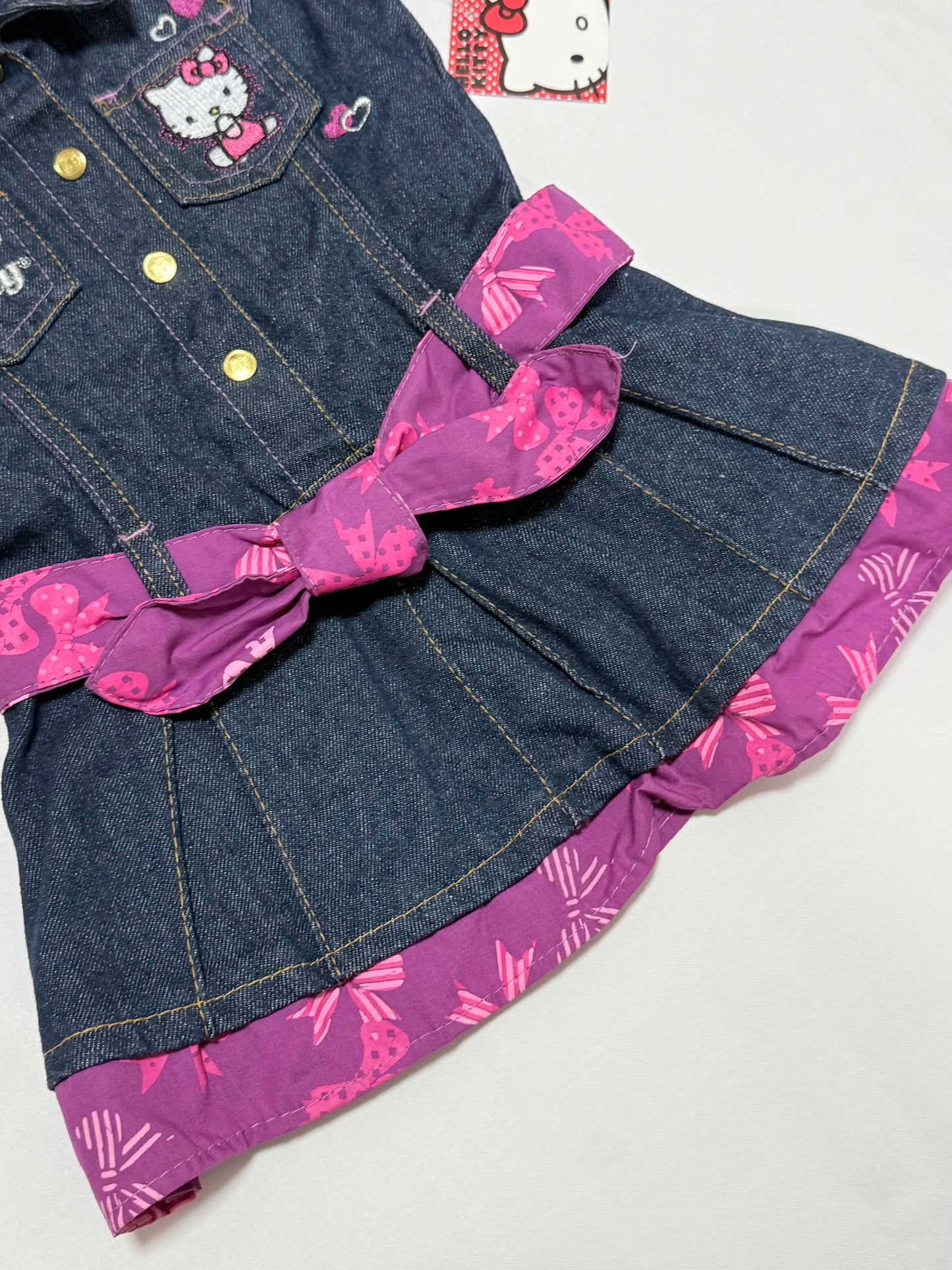 Hello Kitty Denim One-piece 2T