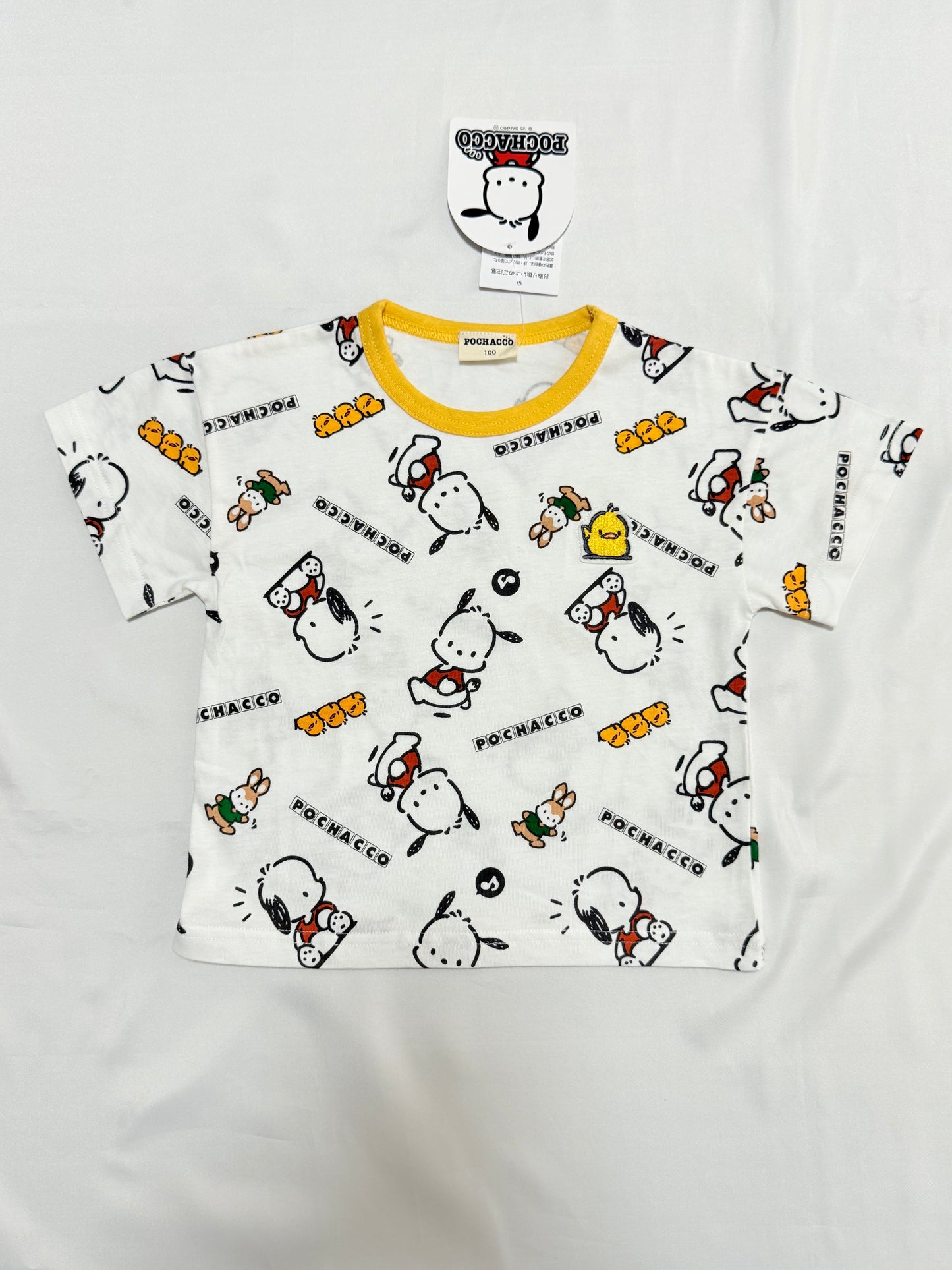 Pochacco Overall & T-shirts Set 3-4T