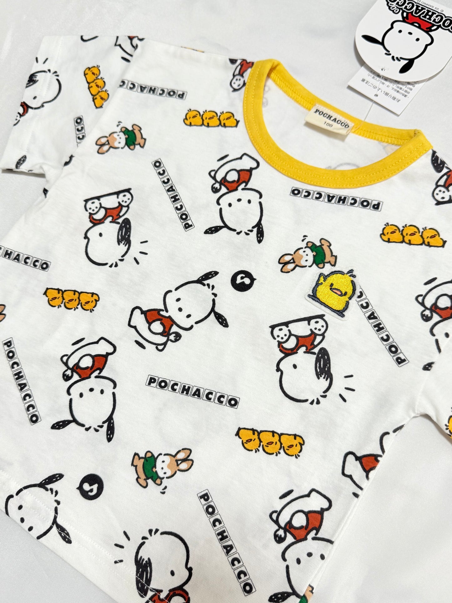 Pochacco Overall & T-shirts Set 3-4T