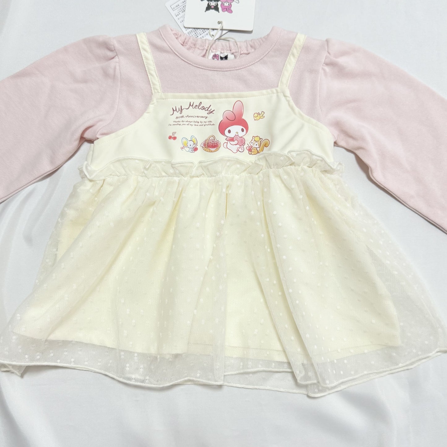 My Melody Long-sleeve Sweatshirts 18-24m Sanrio