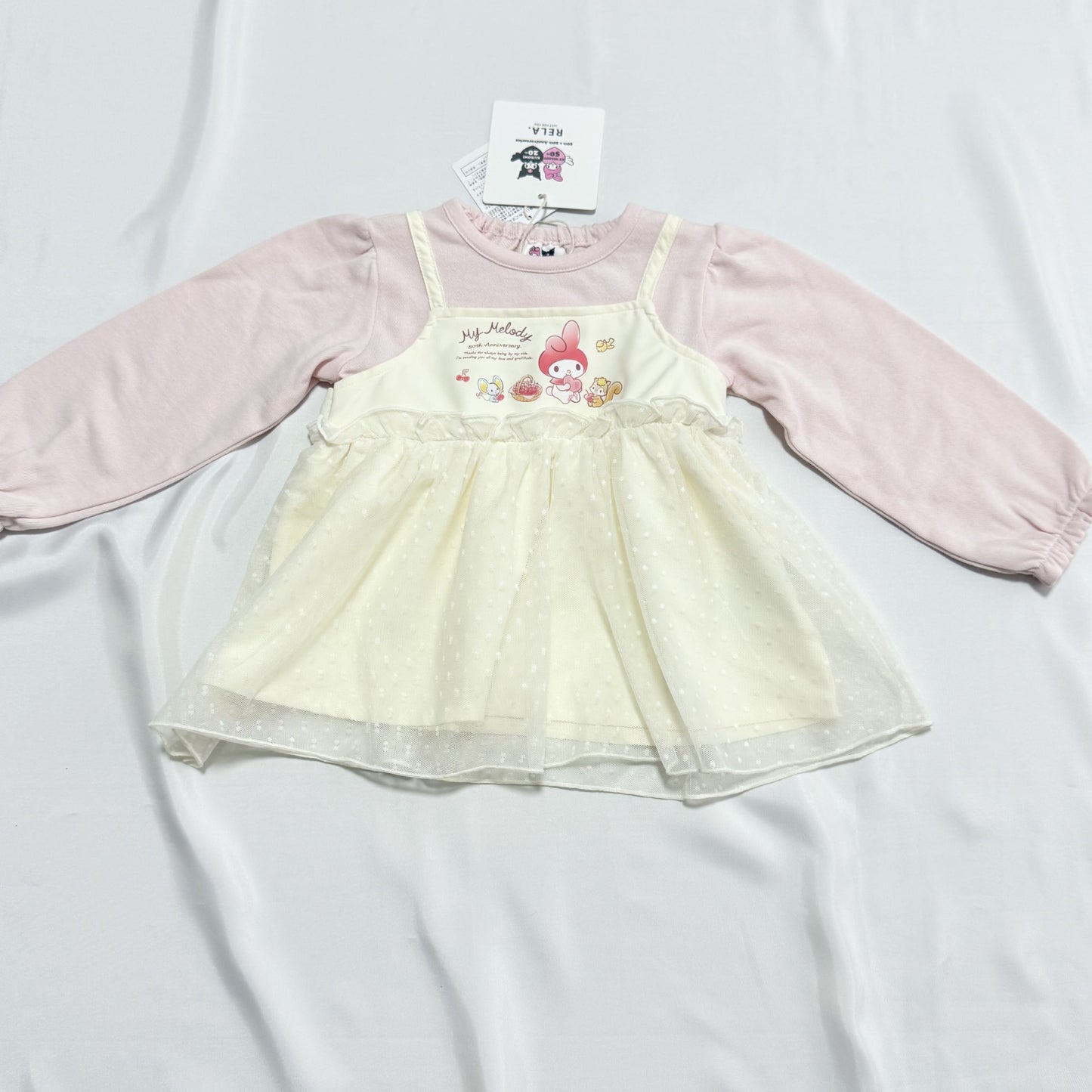 My Melody Long-sleeve Sweatshirts 18-24m Sanrio