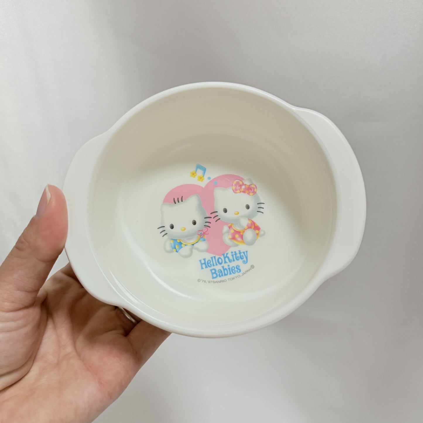 Hello Kitty Babies Retro Plate & Utensil Set – Rare Collectible