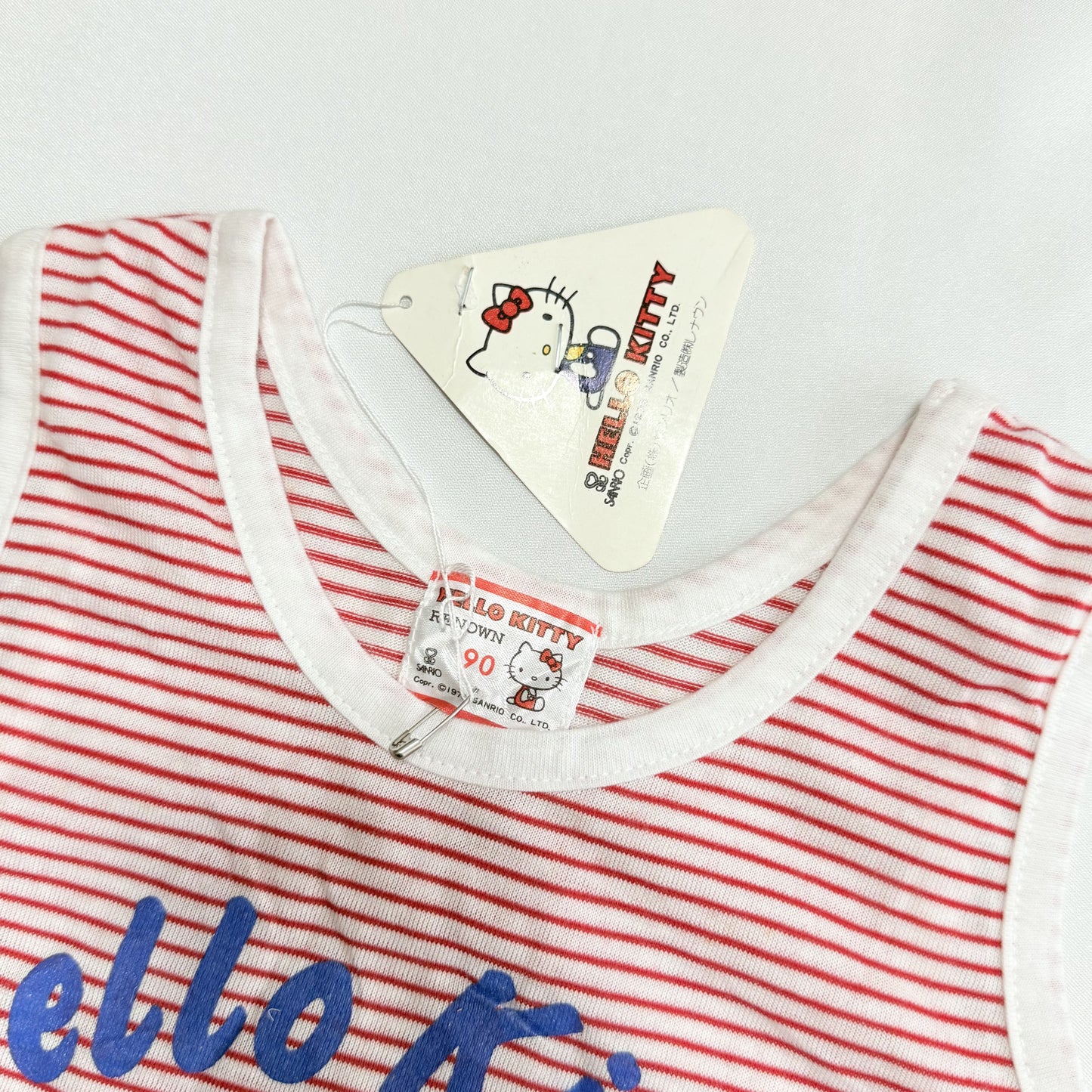 Hello Kitty Vintage 1976 Striped Tank Top 18-24m