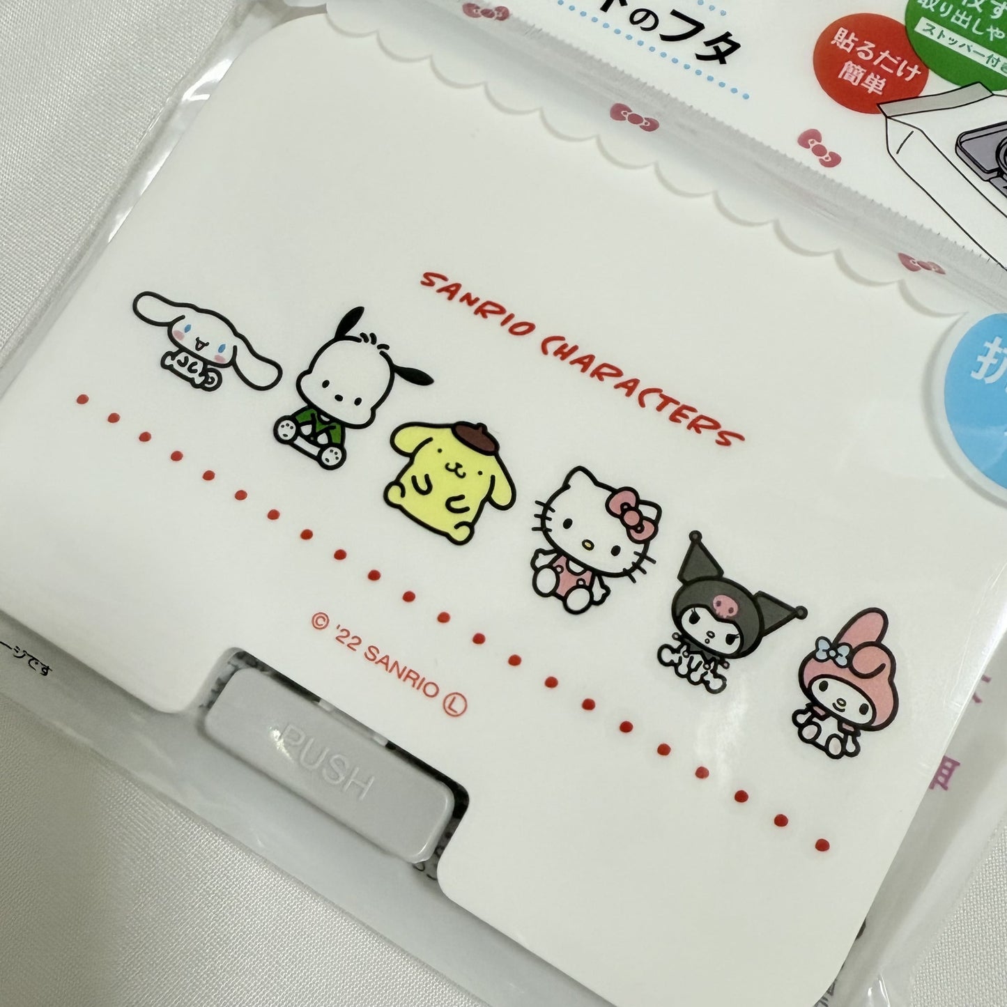 Sanrio Characters Wet Wipes Lid
