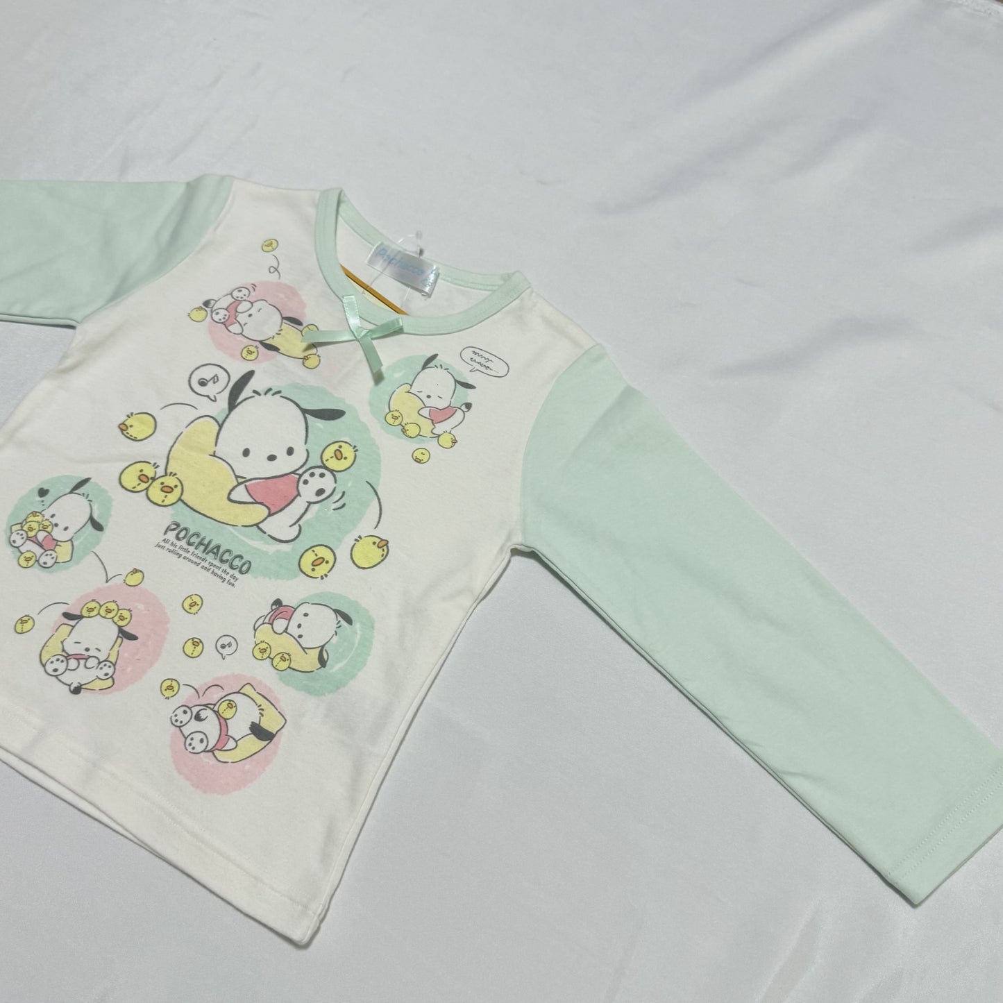 Pochacco Long-sleeve Pajama Set 3-4T Sanrio