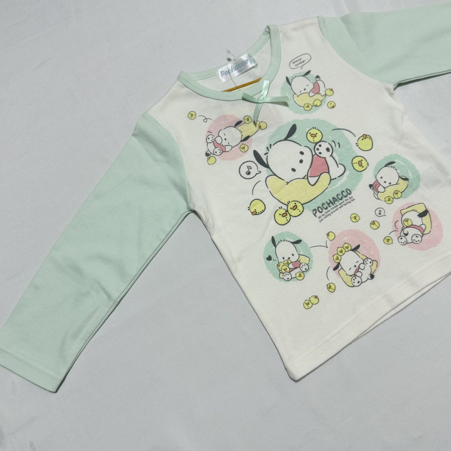 Pochacco Long-sleeve Pajama Set 3-4T Sanrio
