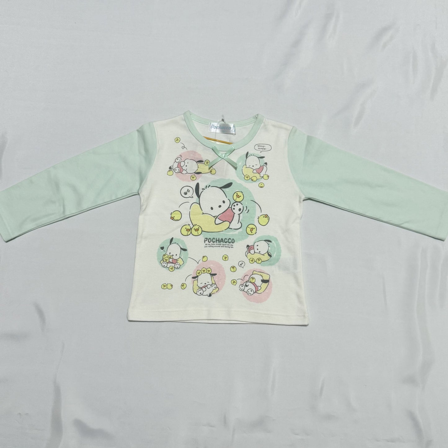 Pochacco Long-sleeve Pajama Set 3-4T Sanrio
