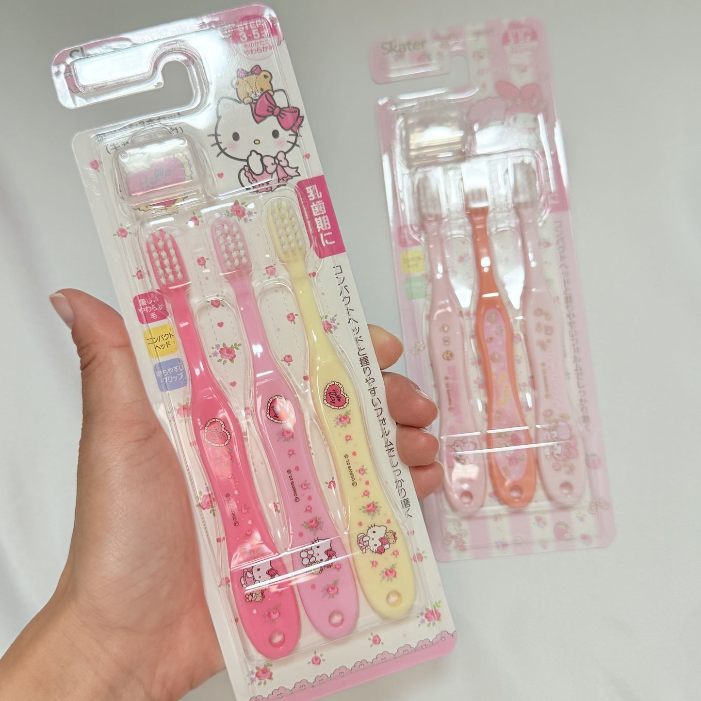 Sanrio Characters Toothbrush Set (3–5 Years, 3-Pack)