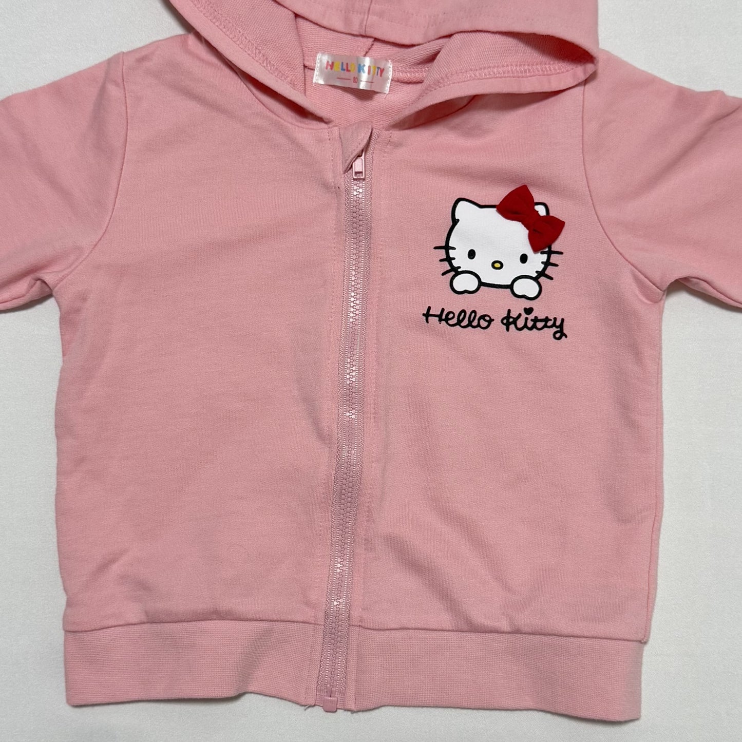 Hello Kitty Zip-up Hooded Sweatshirt 12-18m Sanrio