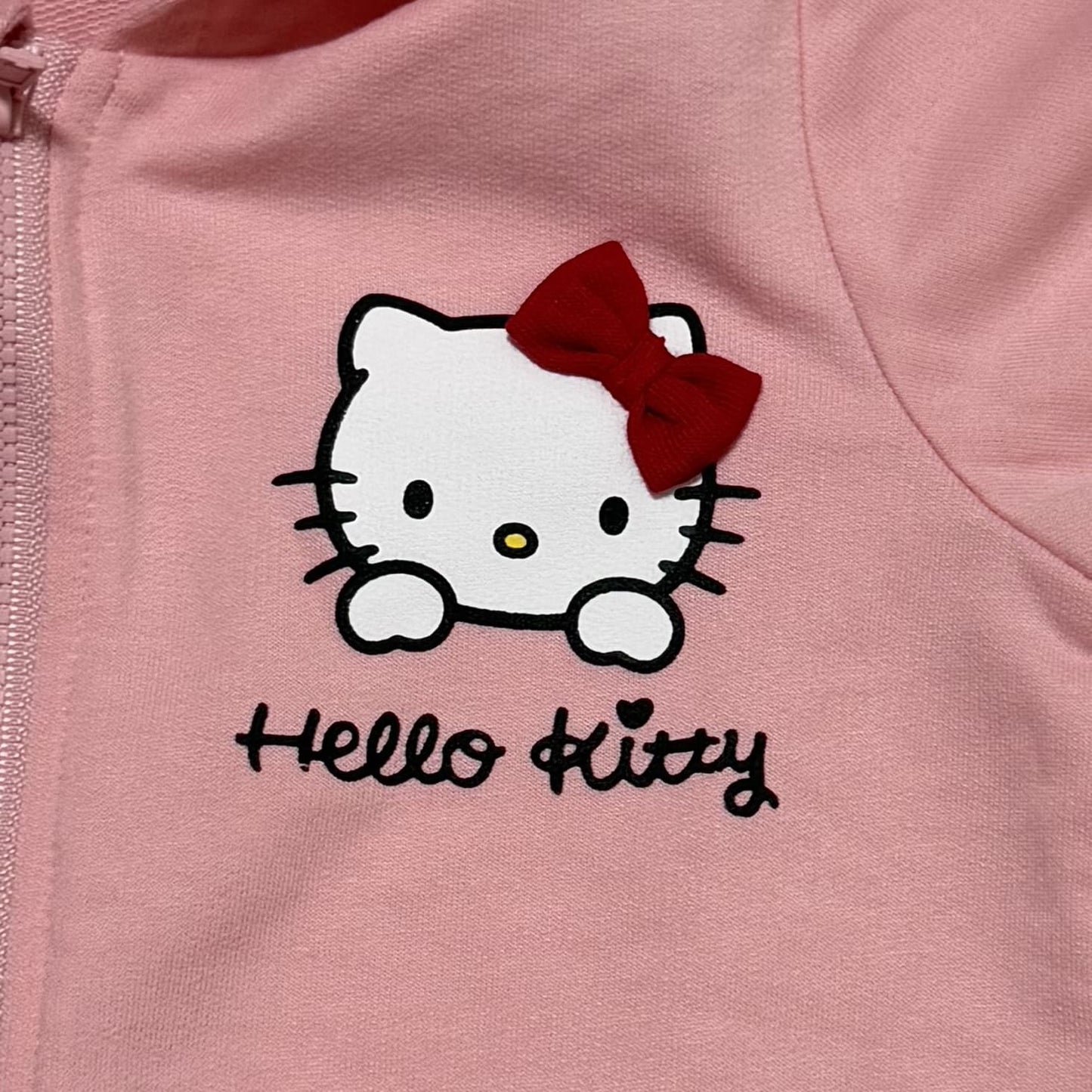 Hello Kitty Zip-up Hooded Sweatshirt 12-18m Sanrio