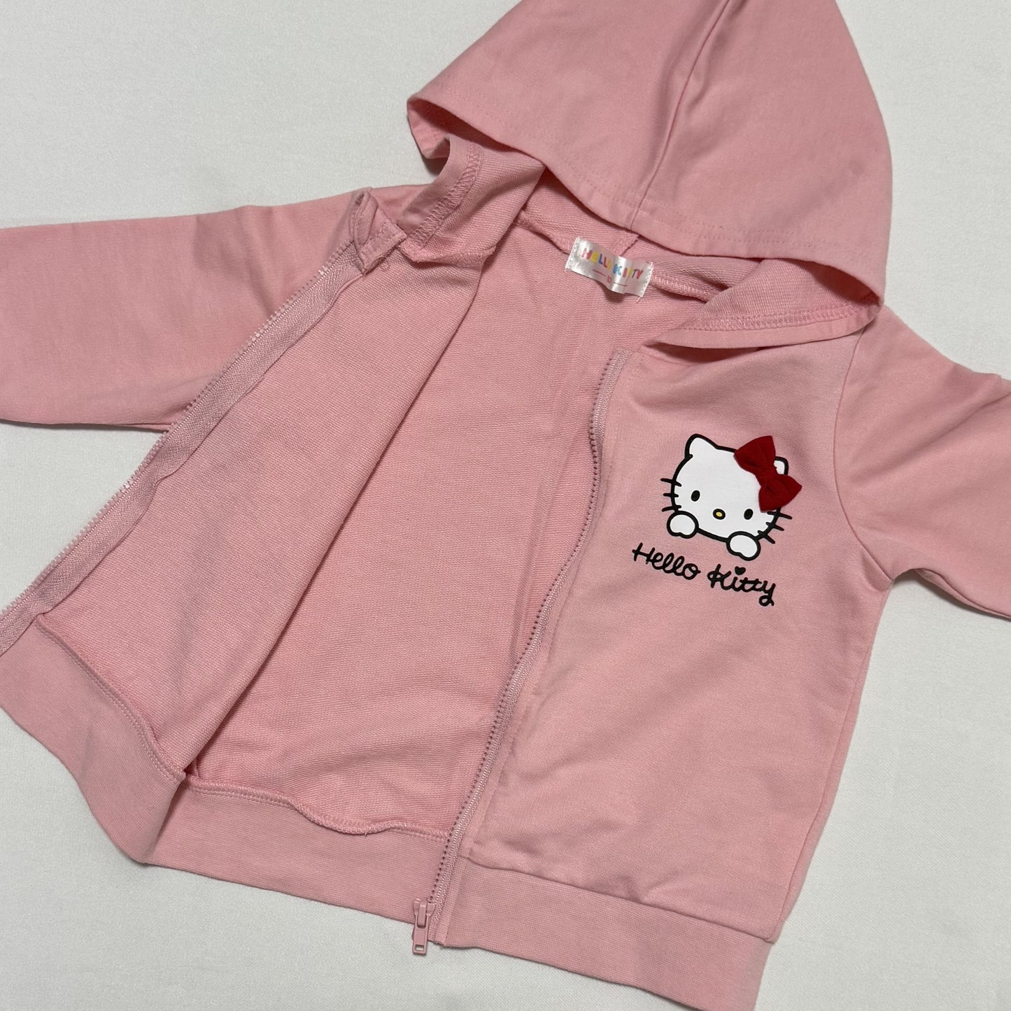 Hello Kitty Zip-up Hooded Sweatshirt 12-18m Sanrio