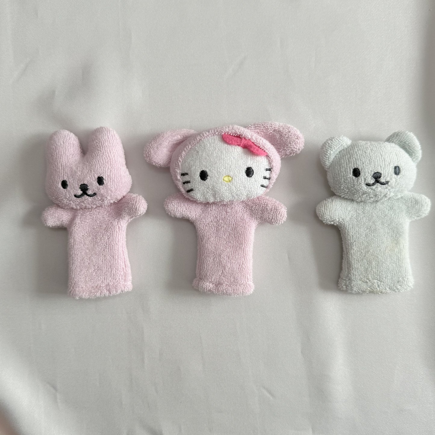 Hello Kitty Babies Towel Bib with Finger Puppets