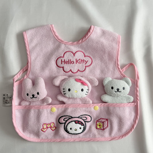 Hello Kitty Babies Towel Bib with Finger Puppets