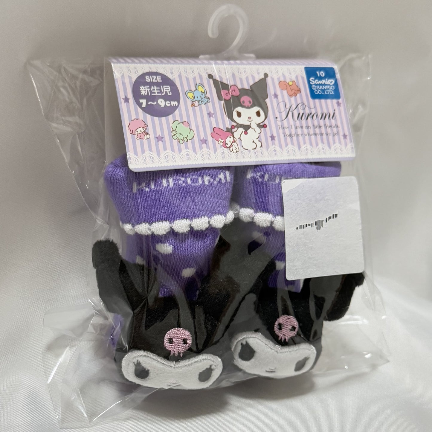 Kuromi Socks 0–3m Sanrio
