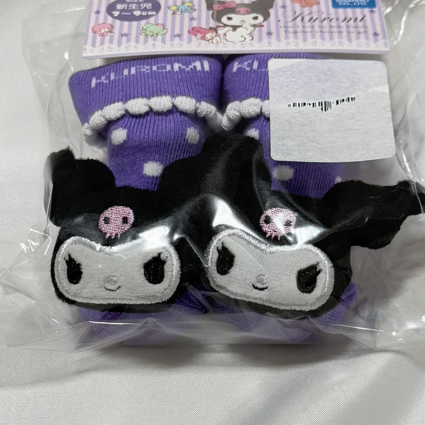Kuromi Socks 0–3m Sanrio