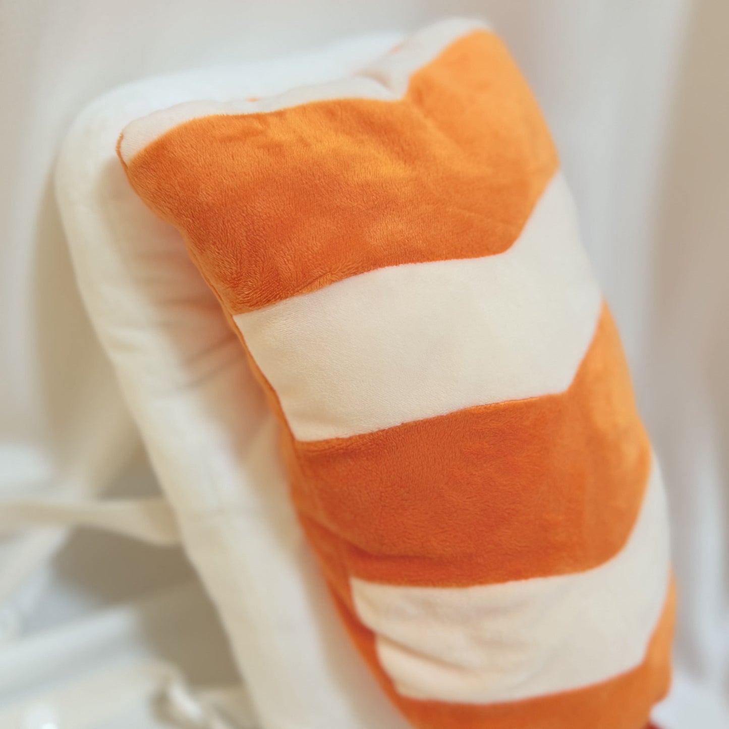 Front view of baby red shrimp head protector