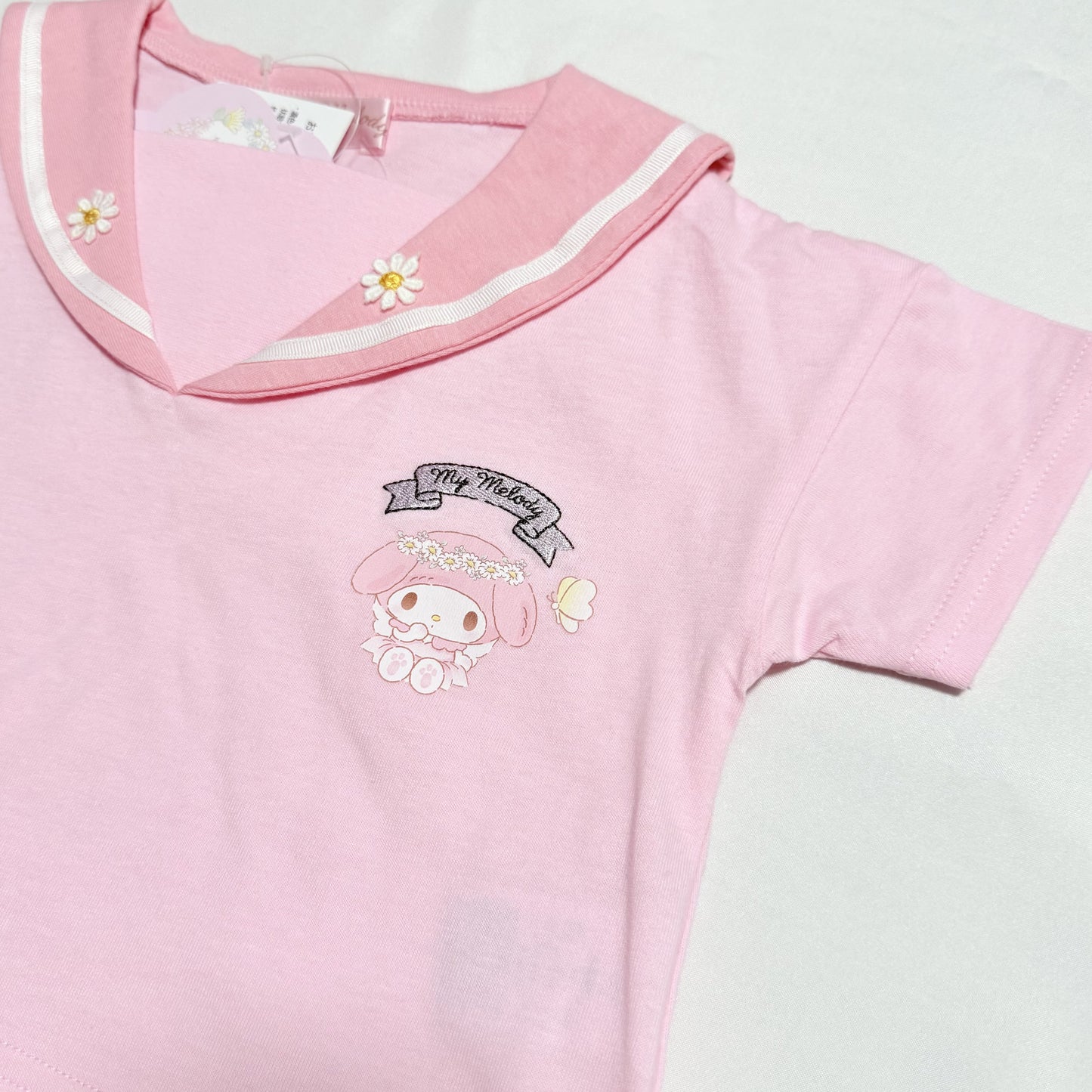 My Melody Sailor Collar T-Shirt & Tulle Skirt Skort Set 18-24m Sanrio
