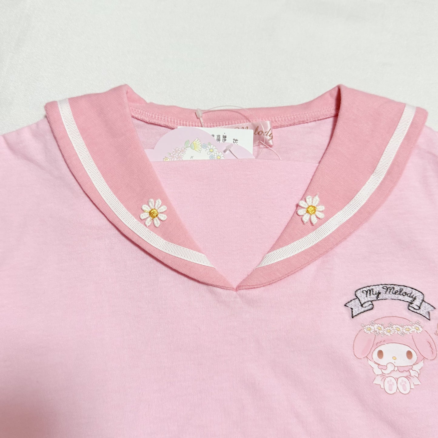 My Melody Sailor Collar T-Shirt & Tulle Skirt Skort Set 18-24m Sanrio
