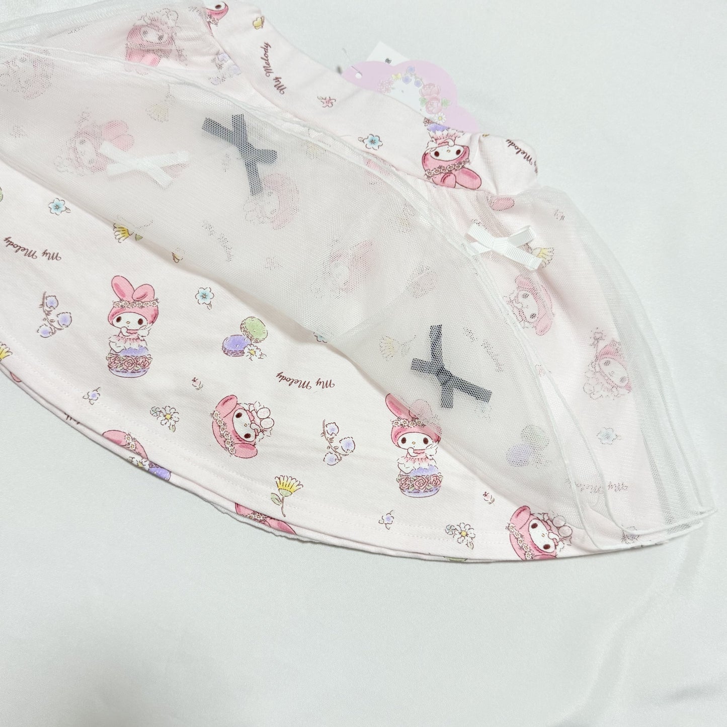 My Melody Sailor Collar T-Shirt & Tulle Skirt Skort Set 18-24m Sanrio