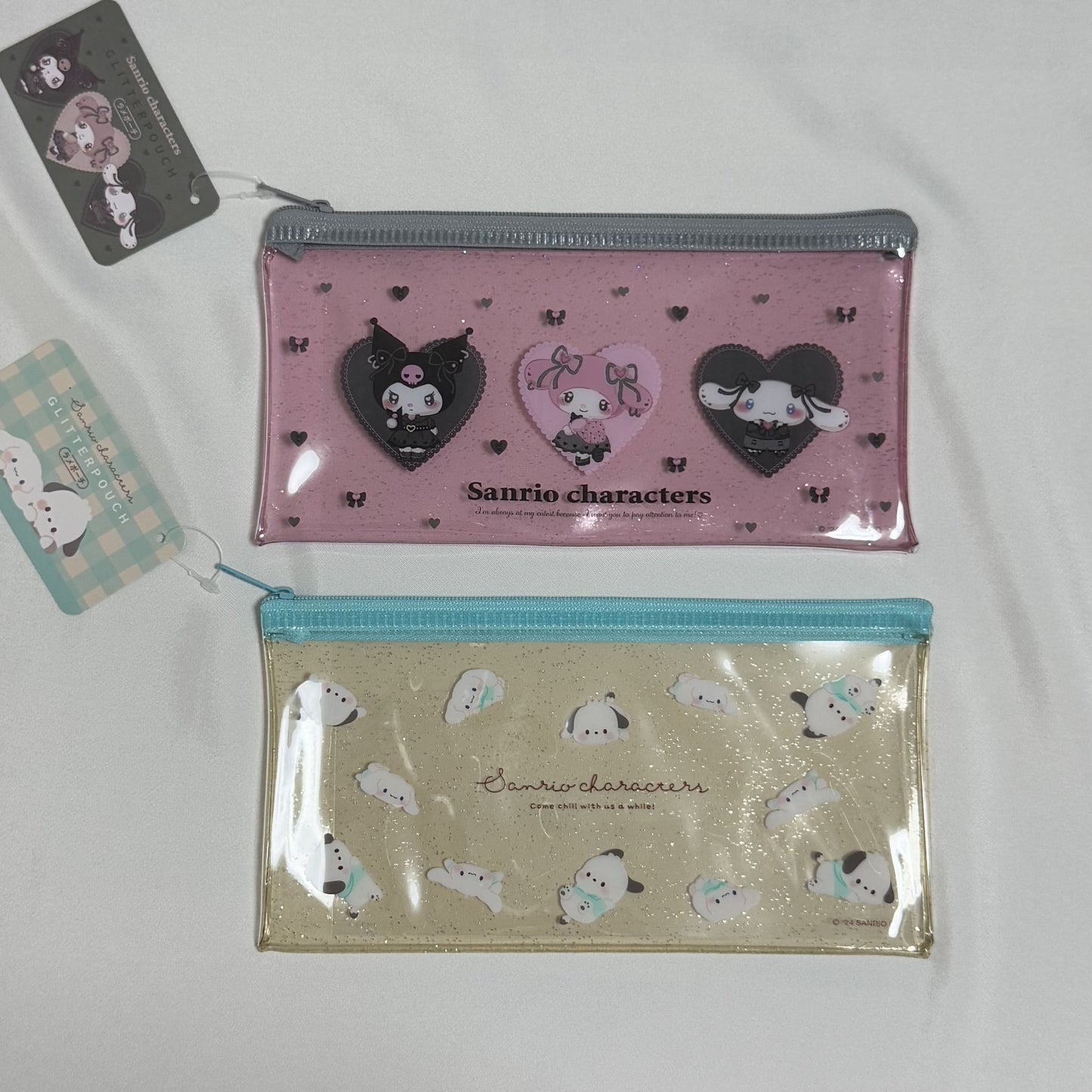 Sanrio characters vinyl pouch L