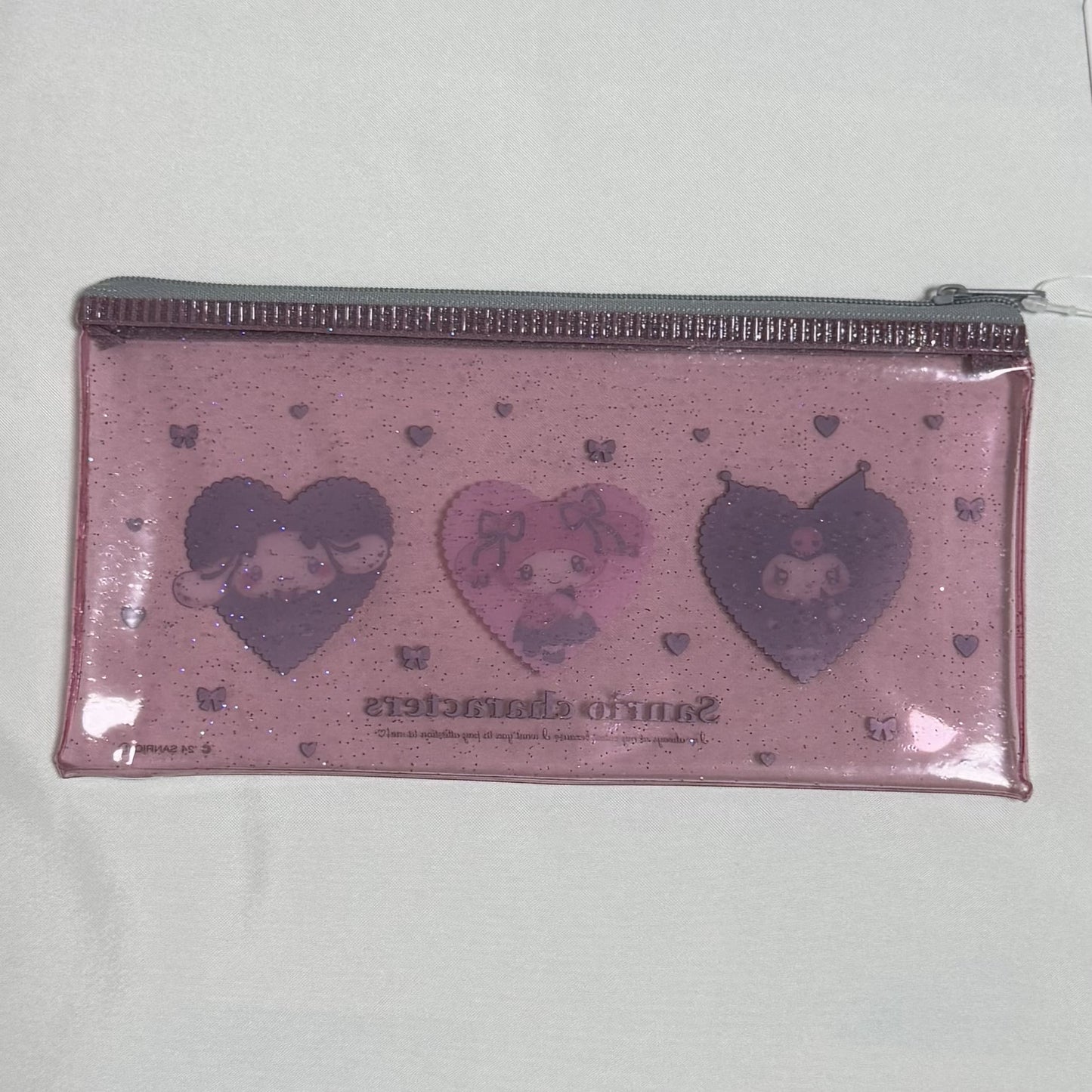 Sanrio characters vinyl pouch L