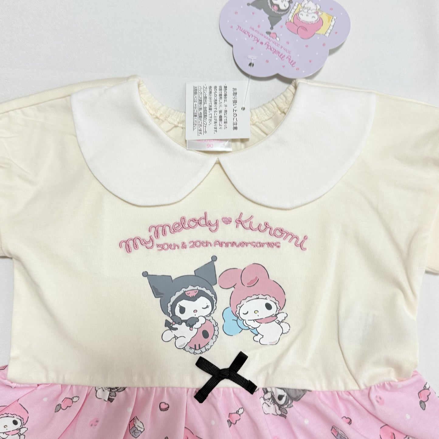 My Melody & Kuromi Short-sleeve T-shorts 18-24m Sanrio
