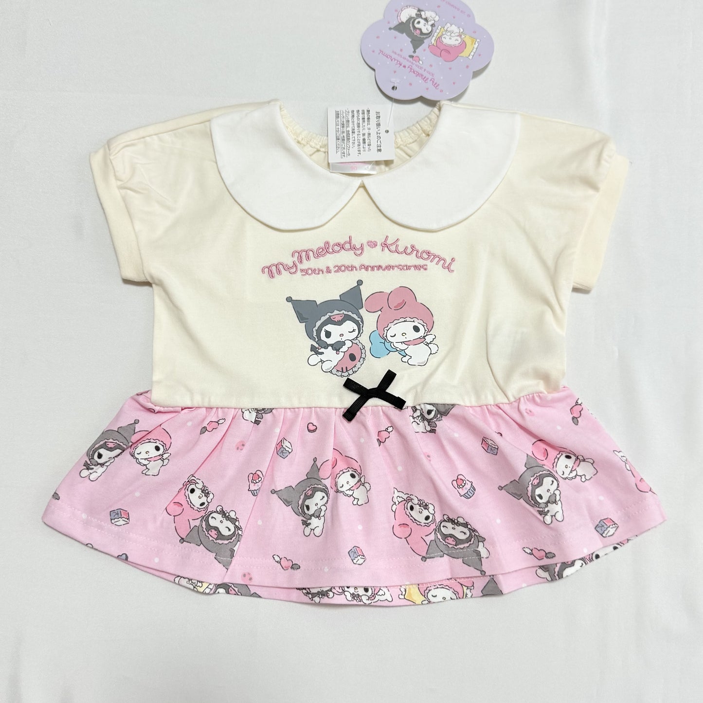 My Melody & Kuromi Short-sleeve T-shorts 18-24m Sanrio
