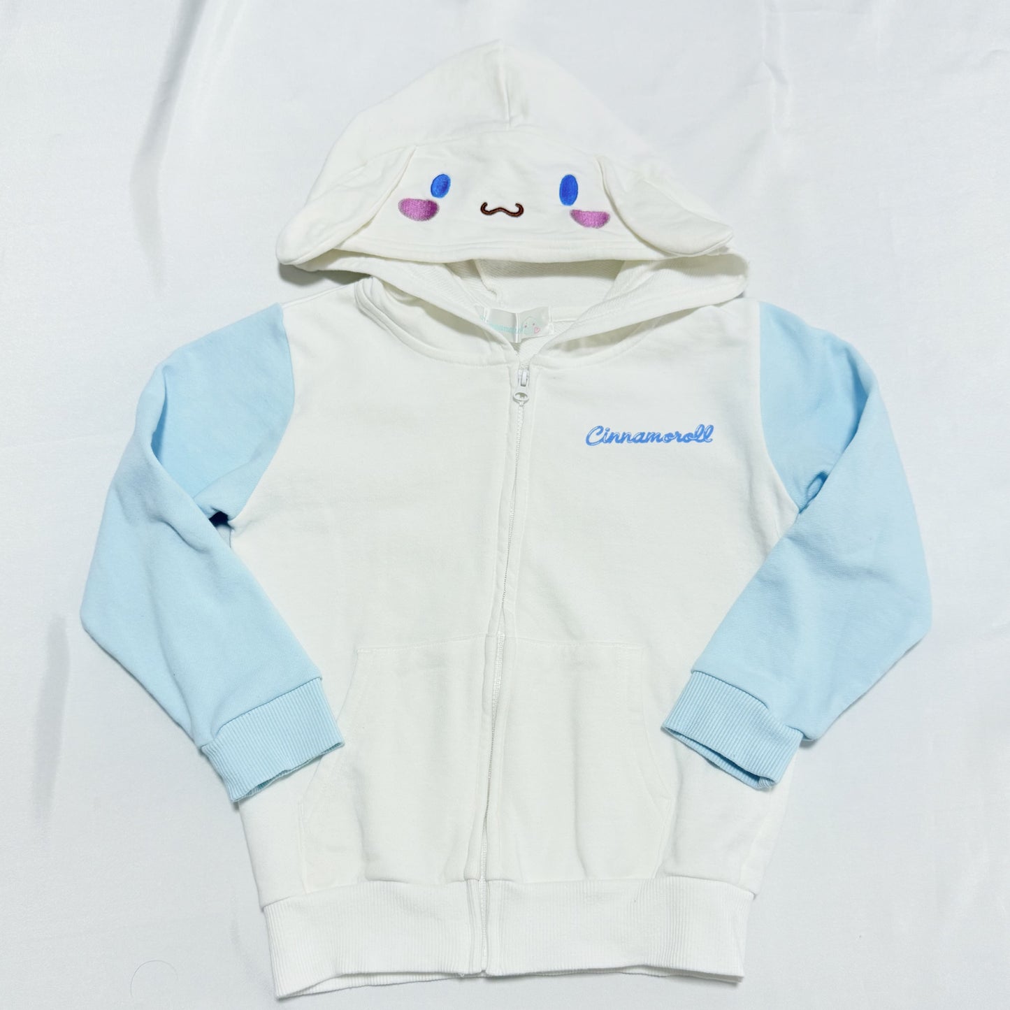 Cinnamoroll Hooded Zip-up Sweatshirts 4-5T Sanrio