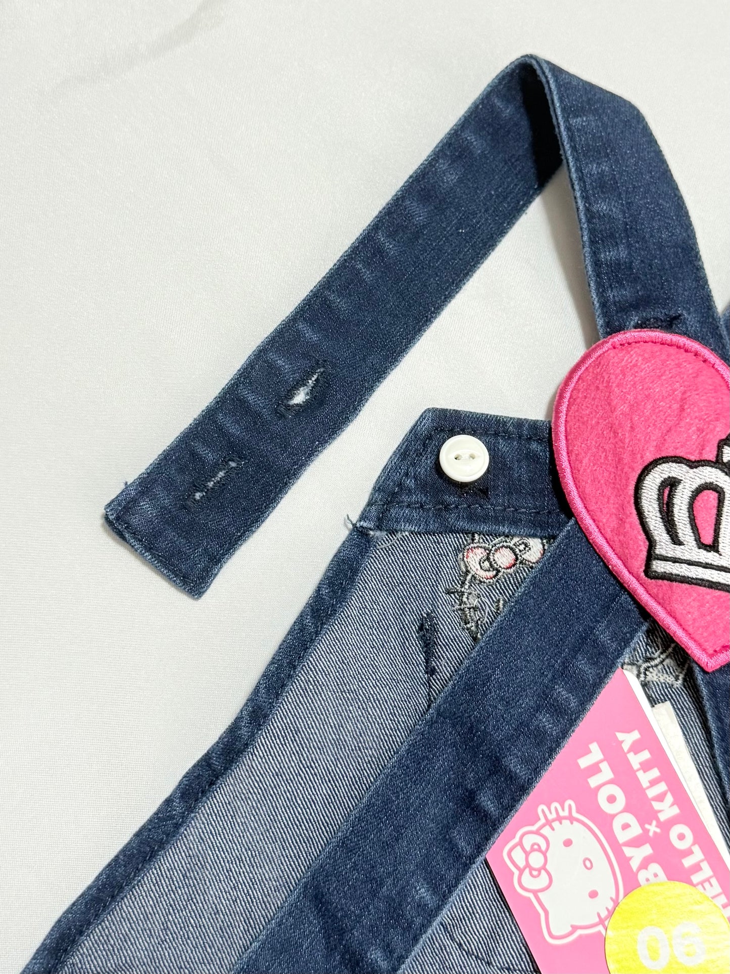 Hello Kitty Denim Jumper Skirt 18-24m