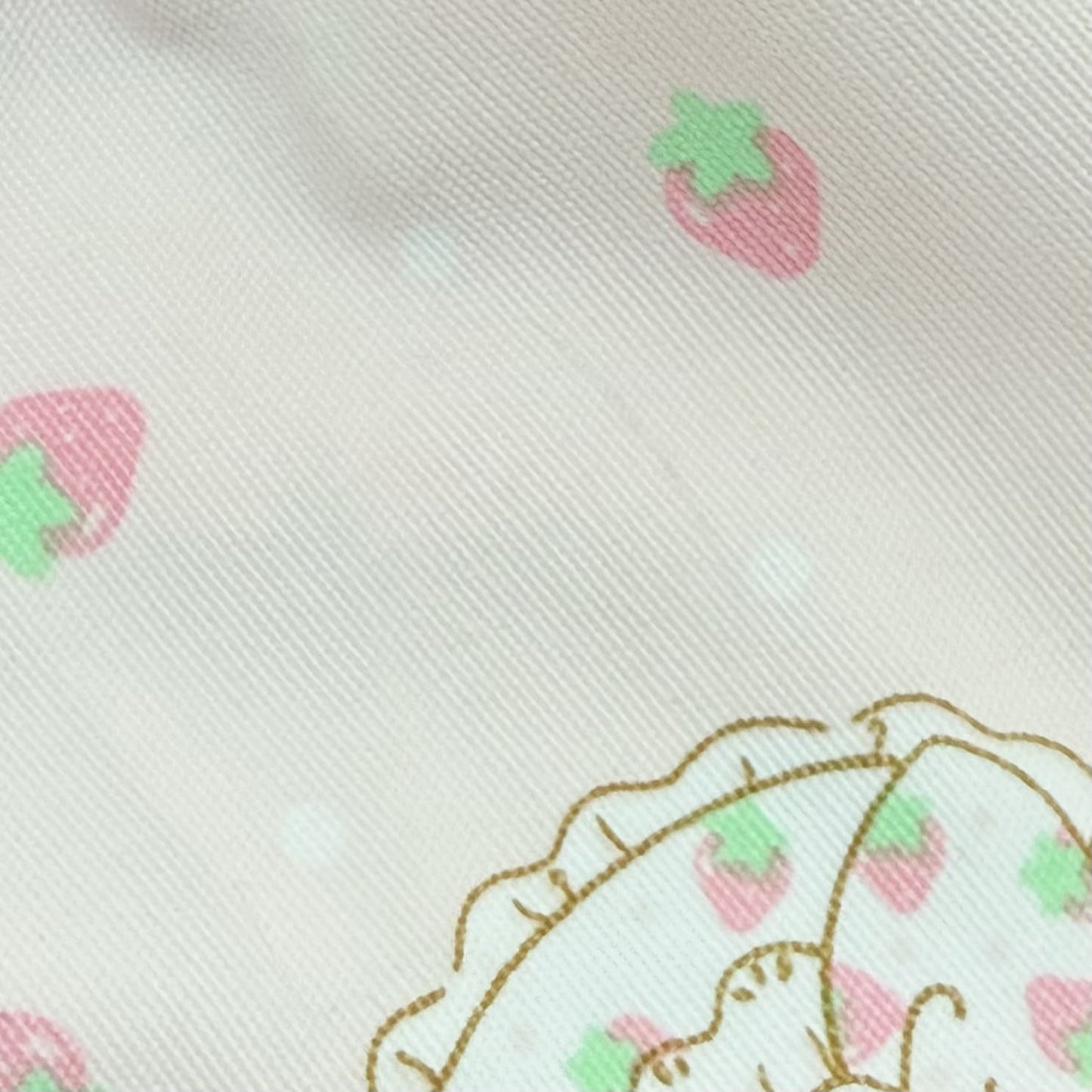 Strawberry Shortcake × Hello Kitty Apron 3-4T Sanrio (Used)