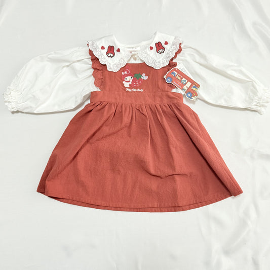 My Melody Jumper Skirt & Blouse Set 12-18m Sanrio
