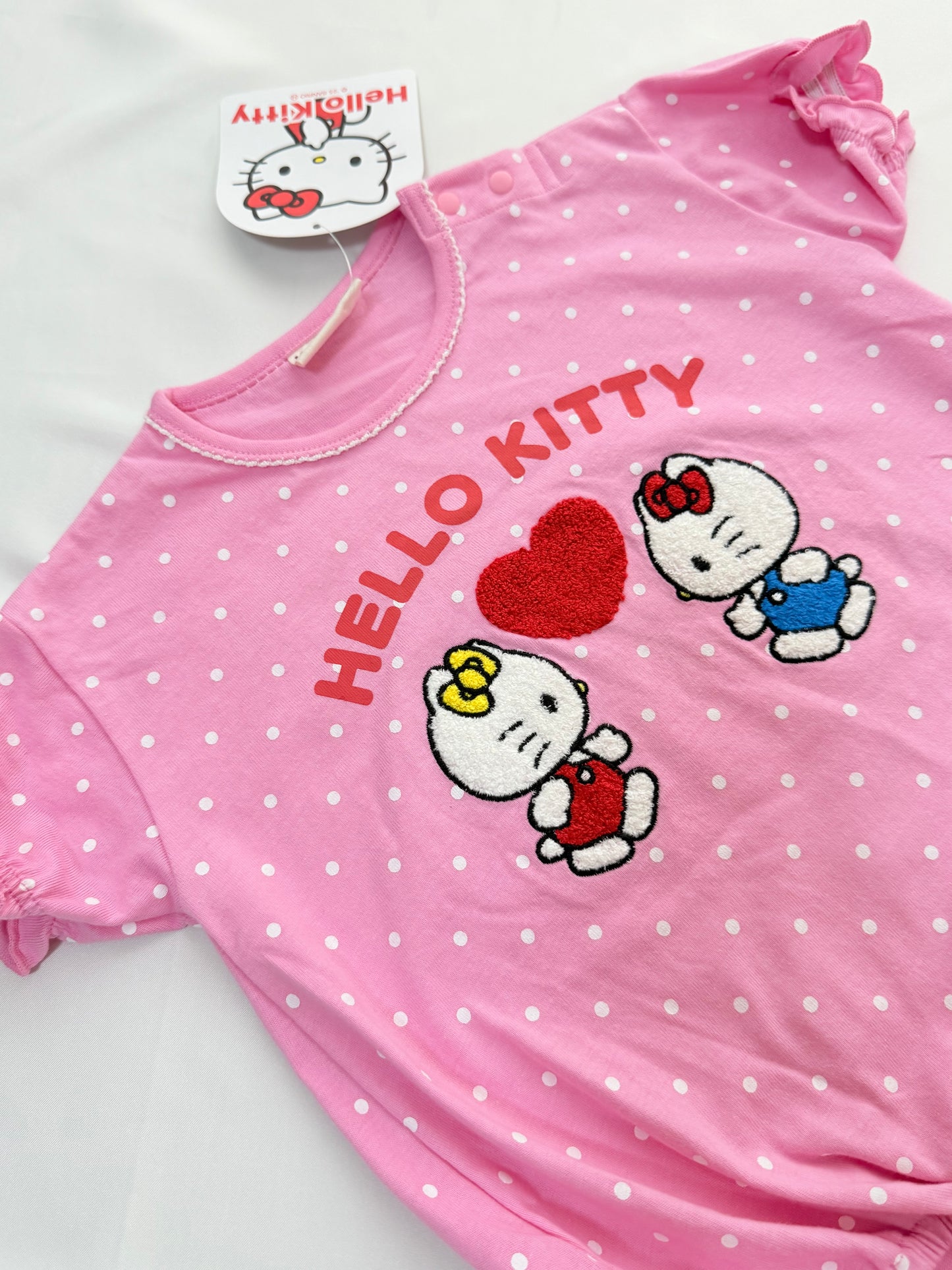Hello Kitty & Mimmy Romper 12-18m