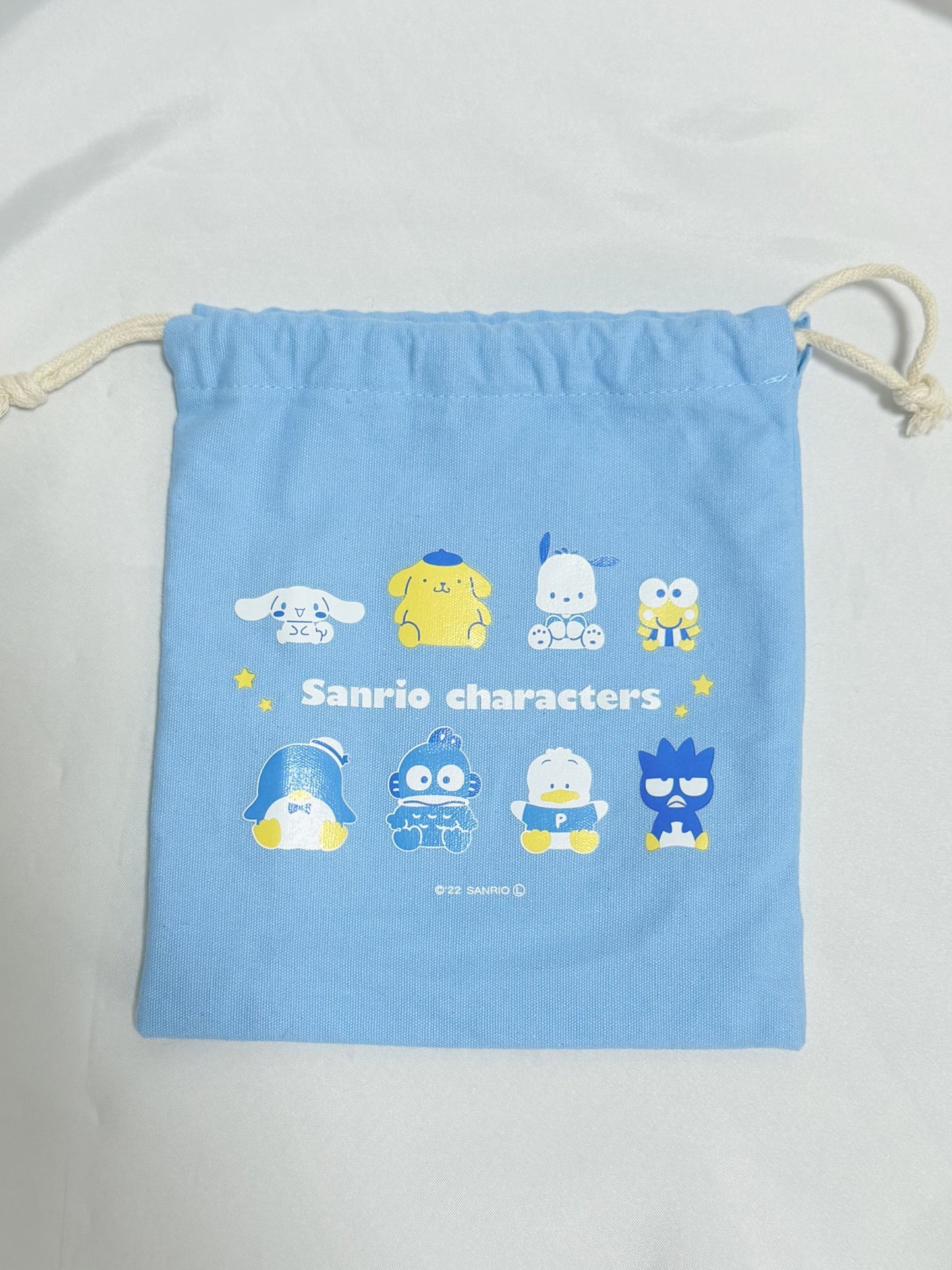 Sanrio Characters Wooden Blocks with Drawstring Bag