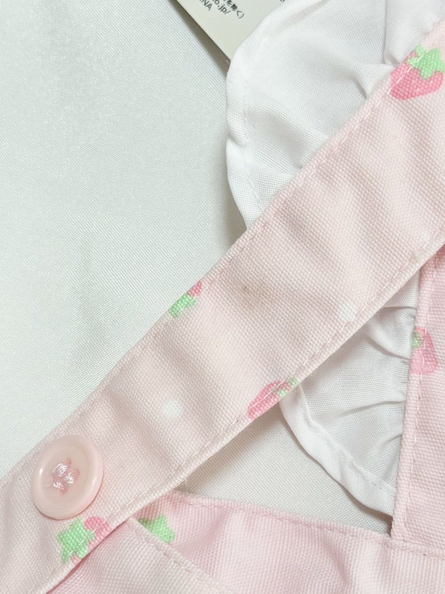 Strawberry Shortcake × Hello Kitty Apron 3–4T Sanrio (New)